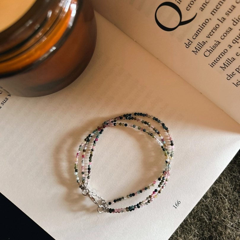 bracciale Elisa - tormalina policroma